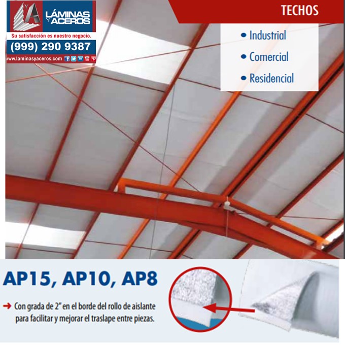 PRODEX AD10 – ROLLO AISLANTE TÉRMICO ALUMINIO 10 MM DE ESPESOR